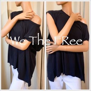 NEW with tags! Free People BLACK NAOMI tee. 
Size Small $58